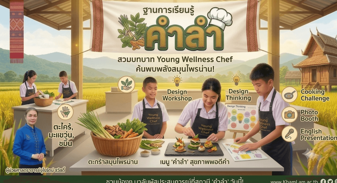 คำลำ Wellness in a Bite (อาหารสมุนไพรล้านนาเพื่อการท่องเที่ยวเชิงสุขภาพ)